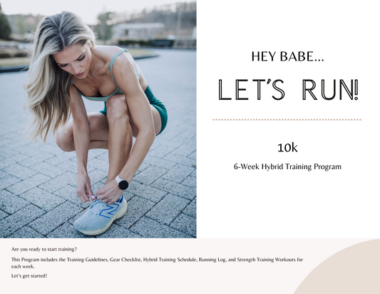 6-Week 10k Hybrid Training Program